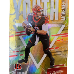 Joe Burrow 2021 Prestige Youth Movement Cincinnati Bengals 91/99 Foil SP